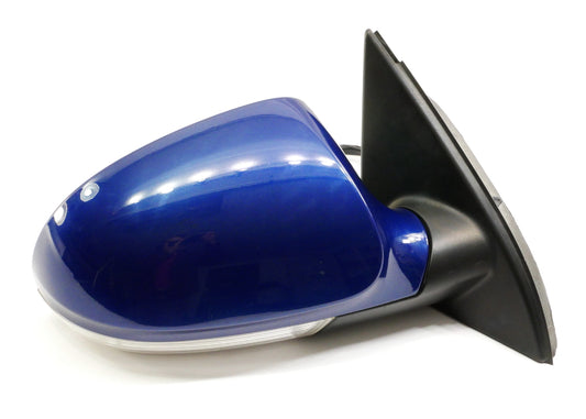 RH Side View Door Exterior Mirror 06-10 VW Passat B6 LC5E Cobalt Blue - Genuine