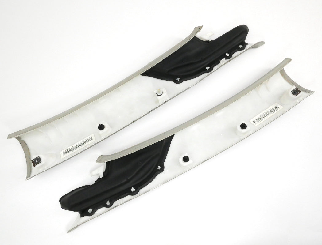 A Pillar Interior Trim Panel Set 06-10 VW Passat B6 Grey - 3C0 867 233 G / 234 G
