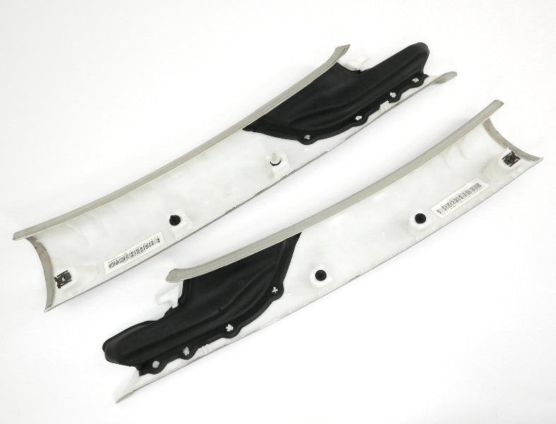 A Pillar Interior Trim Panel Set 06-10 VW Passat B6 Grey - 3C0 867 233 G / 234 G