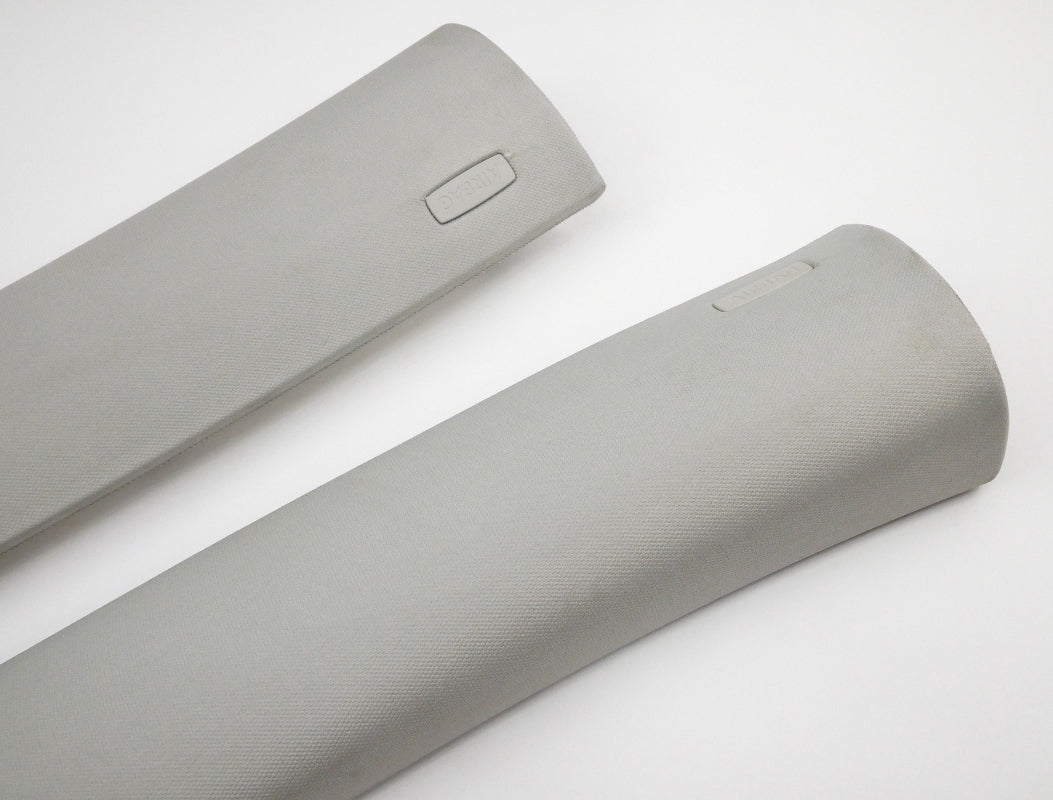 A Pillar Interior Trim Panel Set 06-10 VW Passat B6 Grey - 3C0 867 233 G / 234 G
