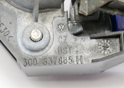 LH Front Exterior Door Handle 06-10 VW Passat B6 LA7T United Gray 3C0 837 885 F