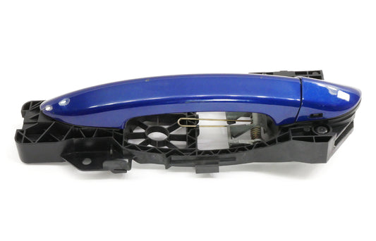 LH Rear Exterior Door Handle 06-10 VW Passat B6 LC5E Cobalt Blue - 3C0 837 885 J