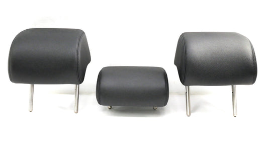 Rear Back Seat Head Rest Headrest Set 06-10 VW Passat B6  Black Leatherette
