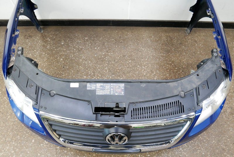 Front Clip Bumper Fenders Hood Radiator Support Headlights 06-10 VW Passat B6