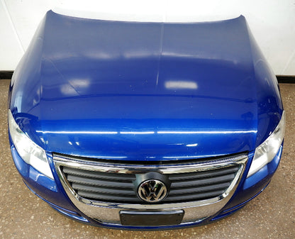 Front Clip Bumper Fenders Hood Radiator Support Headlights 06-10 VW Passat B6