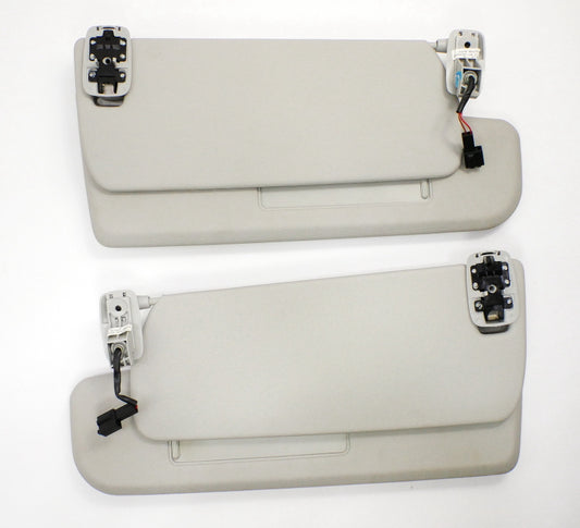 Sun Visor Sunvisor Set 06-10 VW Passat B6 Pearl Grey - Genuine 3C0 857 551 / 552