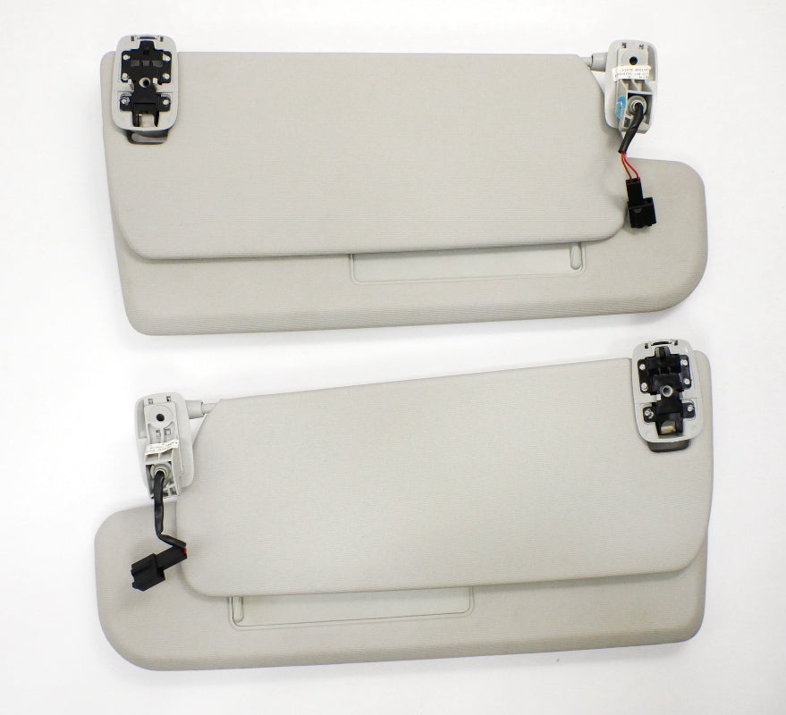 Sun Visor Sunvisor Set 06-10 VW Passat B6 Pearl Grey ~ Genuine 3C0 857 551 / 552