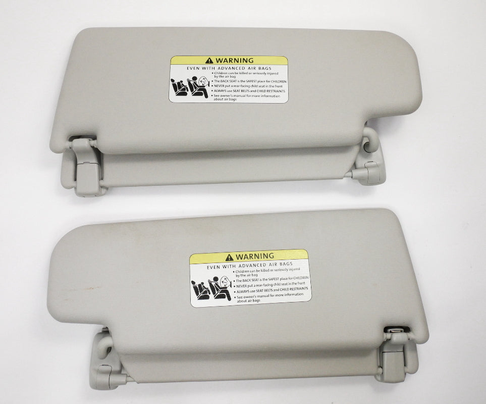 Sun Visor Sunvisor Set 06-10 VW Passat B6 Pearl Grey ~ Genuine 3C0 857 551 / 552