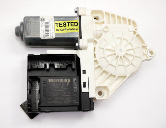 LH Driver Front Power Window Motor & Module 08-10 VW Passat B6 - 1K0 959 793 N