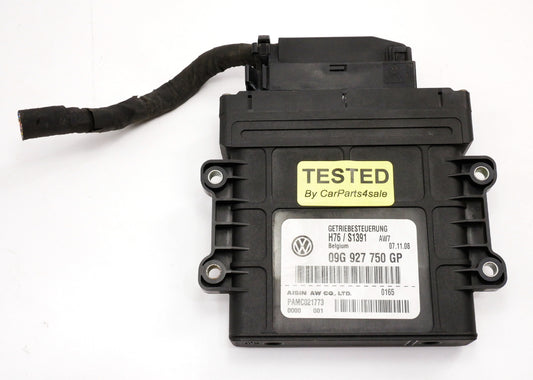 TCM Transmission Computer & Plug 09-10 VW Passat B6 & CC 2.0T - 09G 927 750 GP