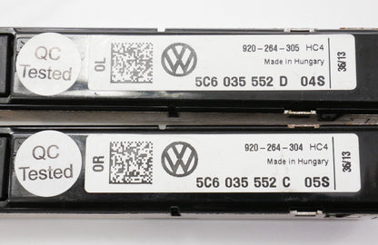 Rear Antenna Booster Set 11-14 VW Jetta MK6 Sedan - Genuine - 5C6 035 552 C / D