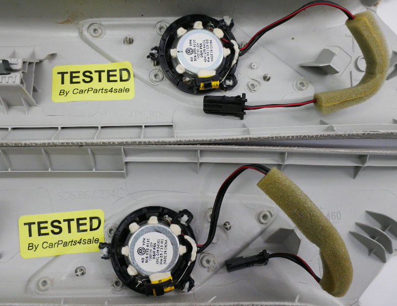 A Pillar Interior Trim Panel Tweeter Set 11-18 VW Jetta MK6 - Genuine