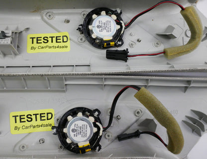 A Pillar Interior Trim Panel Tweeter Set 11-18 VW Jetta MK6 - Genuine