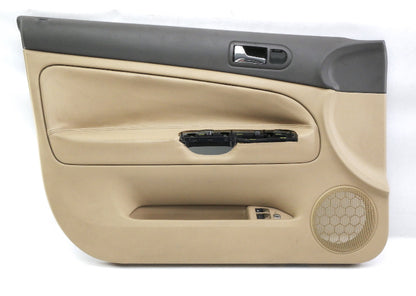Driver Front Leather Door Panel Card 01-05 VW Passat B5 Pure Beige - Genuine