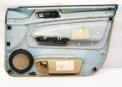 Driver Front Leather Door Panel Card 01-05 VW Passat B5 Pure Beige - Genuine