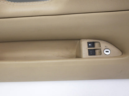 Driver Front Leather Door Panel Card 01-05 VW Passat B5 Pure Beige - Genuine
