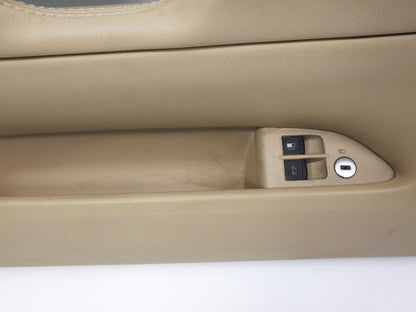 Driver Front Leather Door Panel Card 01-05 VW Passat B5 Pure Beige - Genuine