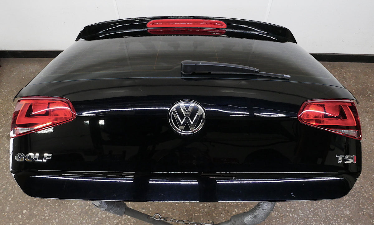 Hatch Lift Gate & Rear Bumper 15-19 VW Golf GTI MK7 - L041 Black - Genuine