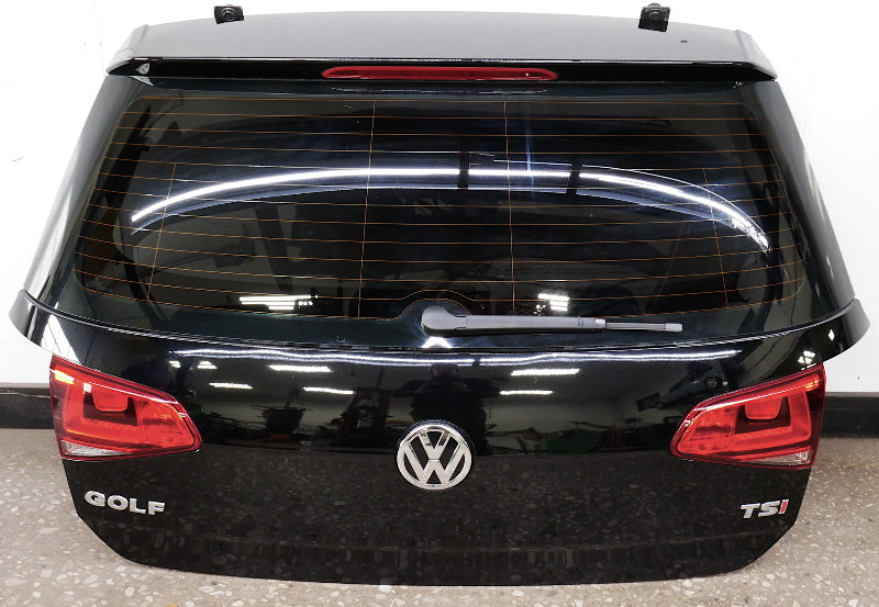 Hatch Lift Gate & Rear Bumper 15-19 VW Golf GTI MK7 - L041 Black - Genuine