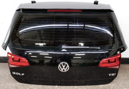 Hatch Lift Gate & Rear Bumper 15-19 VW Golf GTI MK7 - L041 Black - Genuine