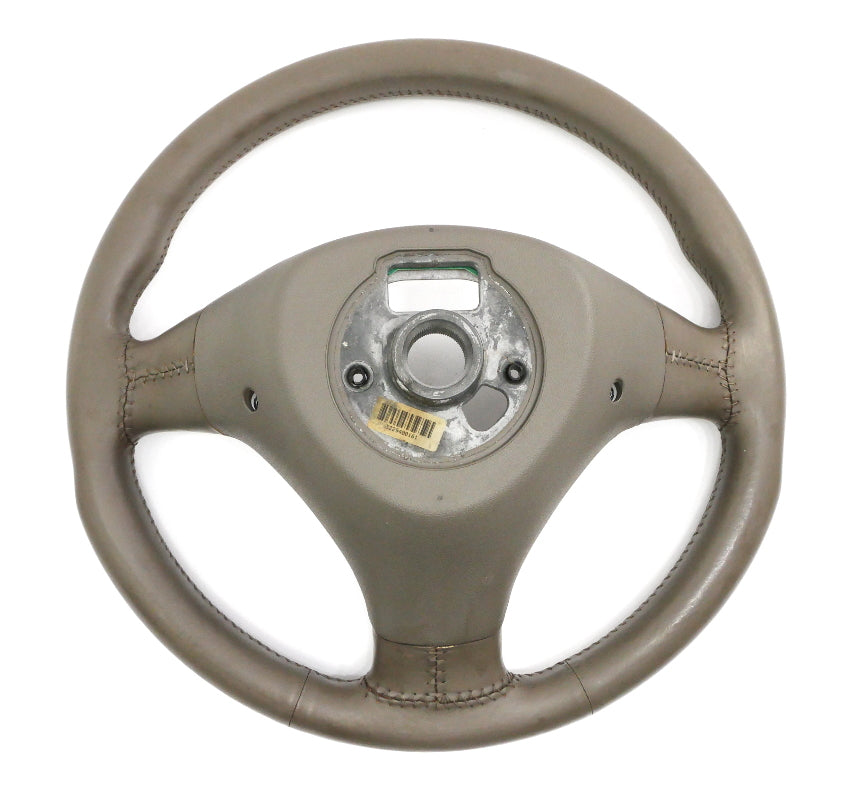 Leather Sports Steering Wheel 3 Spoke 02-05 Audi A4 B6 - 8E0 419 091 AS 1VB
