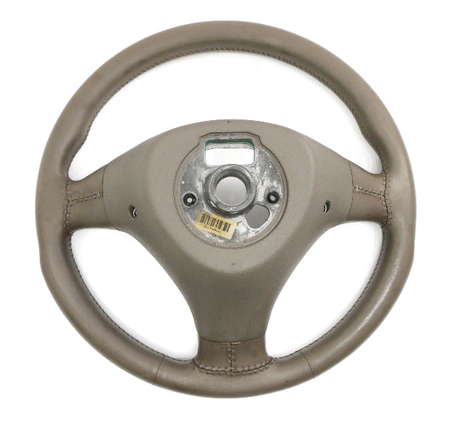 Leather Sports Steering Wheel 3 Spoke 02-05 Audi A4 B6 - 8E0 419 091 AS 1VB