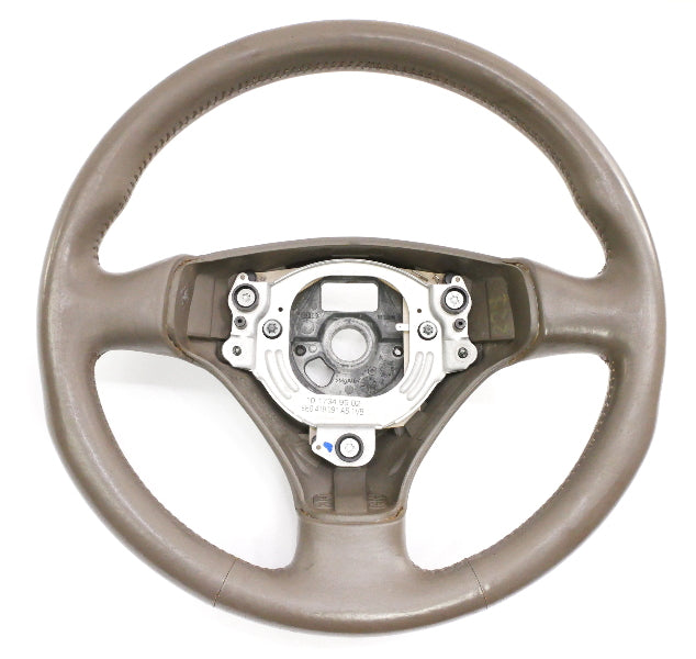 Leather Sports Steering Wheel 3 Spoke 02-05 Audi A4 B6 - 8E0 419 091 AS 1VB