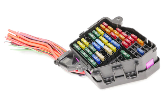 Under Dash Fuse Box Panel w/ Harness Pigtail 02-05 Audi A4 S4 B6 - Genuine