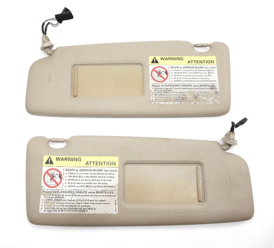 Sun Visor Sunvisor 03-09 Audi A4 B6 B7 Convertible Beige - 8H0 857 551 A/C
