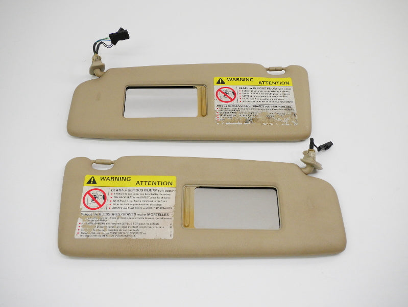Sun Visor Sunvisor 03-09 Audi A4 B6 B7 Convertible Beige - 8H0 857 551 A/C