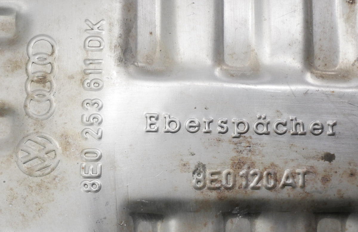 RH Stock Exhaust Muffler 02-05 Audi A4 B6 1.8T - Genuine - 8E0 253 611 DK