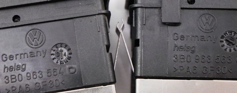 Heated Seat Switch Set w/ Wiring Plugs 98-05 VW Passat B5 B5.5 - 3B0 963 563 D