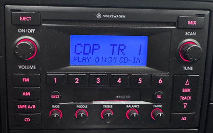 Stock Head Unit Radio Premium 6 VW Jetta Golf GTI Mk4 Passat B5.5 1JM 035 157 DX