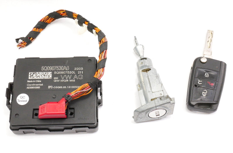 Lock Key Set Gauge Cluster ECU Gateway 2015 VW Golf MK7 1.8T - 06K 907 425 B