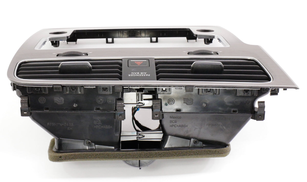 5.8" Center Dash Screen Trim  Vents 15-17 VW Golf & Sportwagen MK7 ~ 5GM 819 728