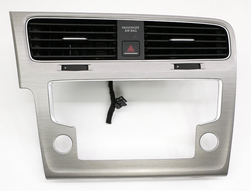 5.8" Center Dash Screen Trim  Vents 15-17 VW Golf & Sportwagen MK7 ~ 5GM 819 728
