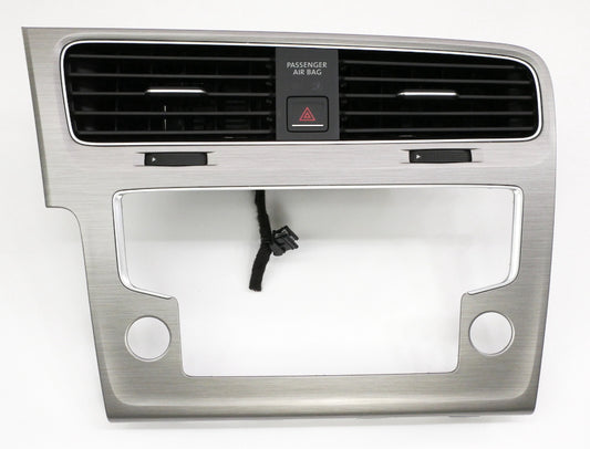 5.8" Center Dash Screen Trim  Vents 15-17 VW Golf & Sportwagen MK7 - 5GM 819 728