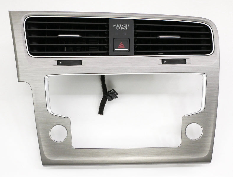 5.8" Center Dash Screen Trim  Vents 15-17 VW Golf & Sportwagen MK7 ~ 5GM 819 728