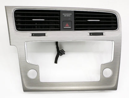 5.8" Center Dash Screen Trim  Vents 15-17 VW Golf & Sportwagen MK7 ~ 5GM 819 728
