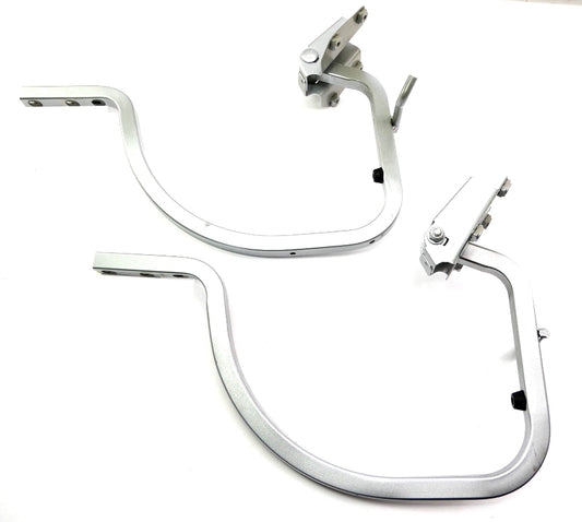 Trunk Hinges 11-18 VW Jetta Sedan MK6 LA7W Reflex Silver - 5C6 827 301 E / 302 D