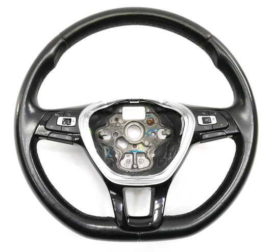 Leather Steering Wheel 15-21 VW Golf Sportwagen Alltrack MK7 - 5GM 419 091