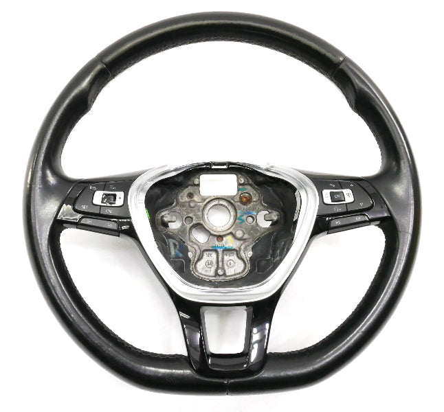 Leather Steering Wheel 15-21 VW Golf Sportwagen Alltrack MK7 - 5GM 419 091