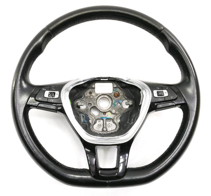 Leather Steering Wheel 15-21 VW Golf Sportwagen Alltrack MK7 - 5GM 419 091