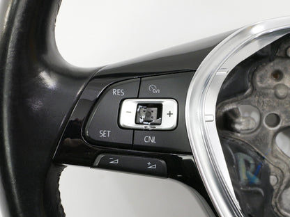 Leather Steering Wheel 15-21 VW Golf Sportwagen Alltrack MK7 - 5GM 419 091