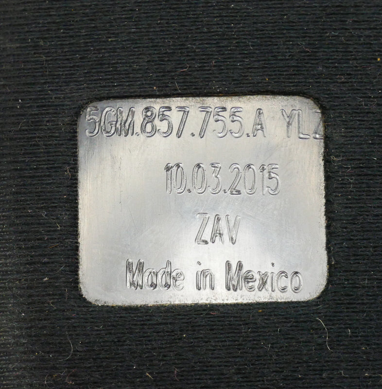 Front Seatbelt Receiver Buckle 15-17 VW Golf GTI MK7 2 Door - 5GM 857 755 A