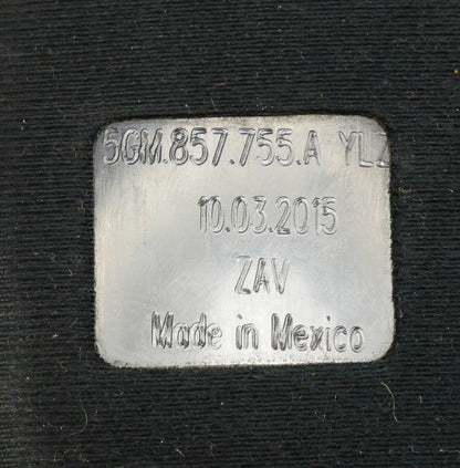 Front Seatbelt Receiver Buckle 15-17 VW Golf GTI MK7 2 Door - 5GM 857 755 A