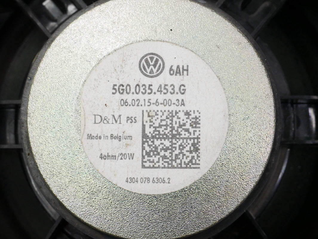 Front Speaker 15-19 VW Golf GTI Sportwagen Alltrack MK7 D&M PSS - 5G0 035 453 G