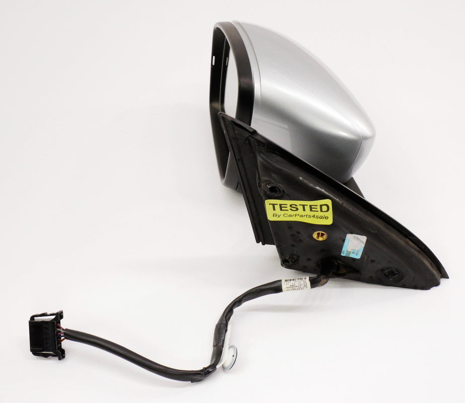 LH Side View Door Exterior Mirror 11-18 VW Jetta MK6 Sedan LA7W Silver ~ Genuine