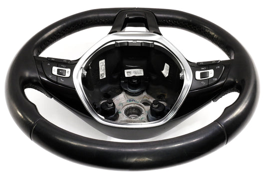 Leather Steering Wheel 15-18 VW Jetta MK6 Sedan ~ Genuine ~ 5C0 419 091 BL