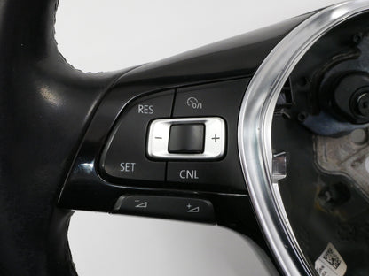 Leather Steering Wheel 15-18 VW Jetta MK6 Sedan ~ Genuine ~ 5C0 419 091 BL